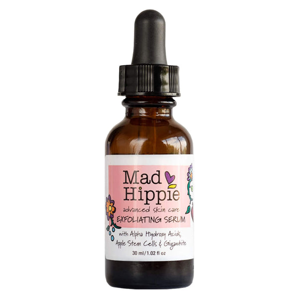Dropper Bottle of Mad Hippie Advanced Skin Care Exfoliating Serum 30 Milliliters