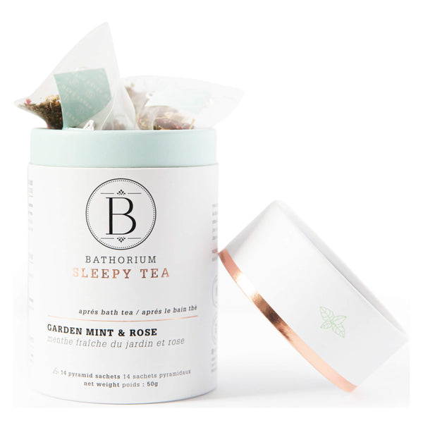 Bathorium - Sleepy Tea Apres Bath Tea Garden Mint & Rose | Kolya Naturals, Canada