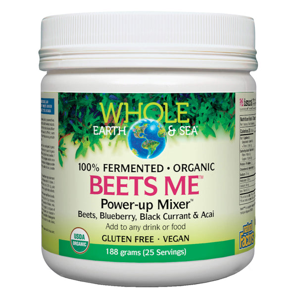 Container of Whole Earth & Sea Beets Me™ Power-up Mixer™ 188 Grams