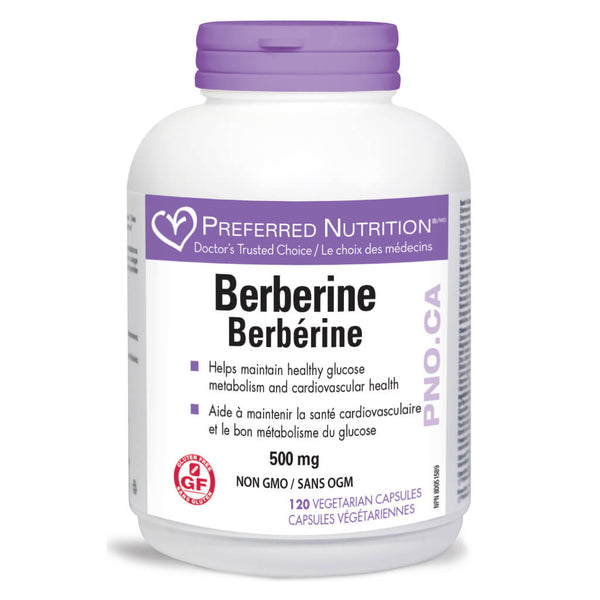 Bottle of Berberine 500 mg 120 Capsules