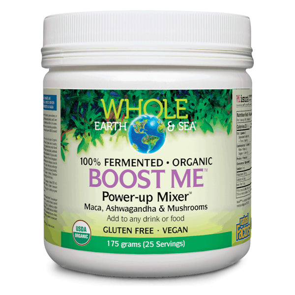 Container of Whole Earth & Sea Boost Me™ Power-up Mixer™ 175 Grams
