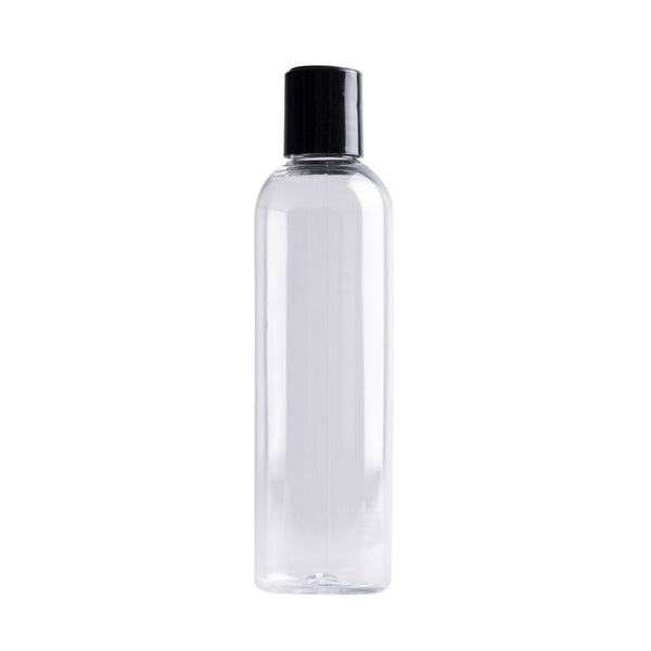 earth's Aromatique - Clear Plastic Bottle w/ Black Disc Cap 4oz | Kolya Naturals, Canada