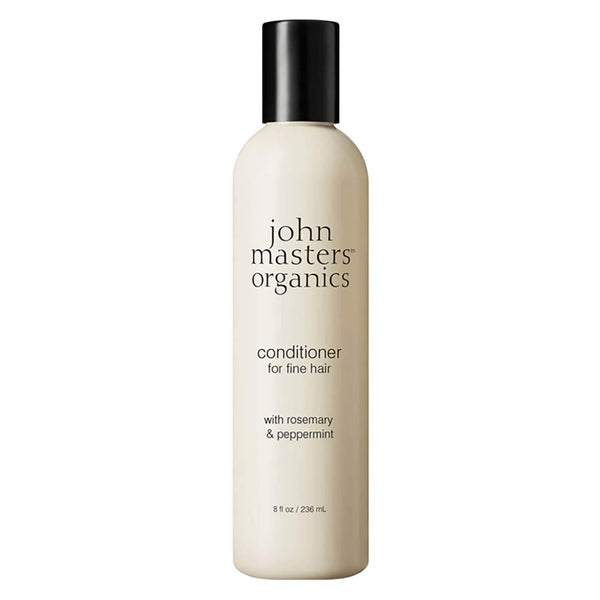 Bottle of John Masters Organics Conditioner for Fine Hair with Rosemary & Peppermint 8 Ounces
