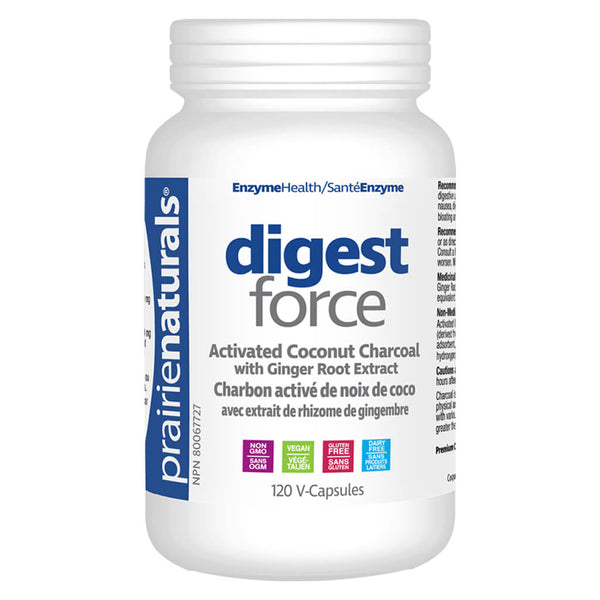 Bottle of Digest Force 120 V-Capsules