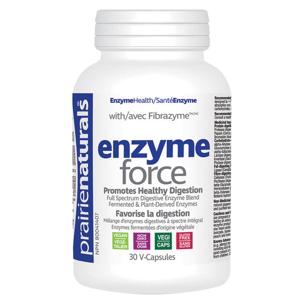Bottle of Enzyme Force 30 V-Capsules