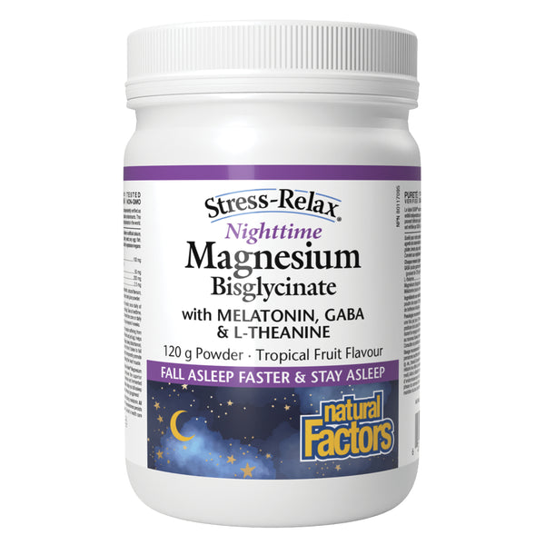 Stress-Relax® Magnesium Nighttime Tropical Fruit Powder