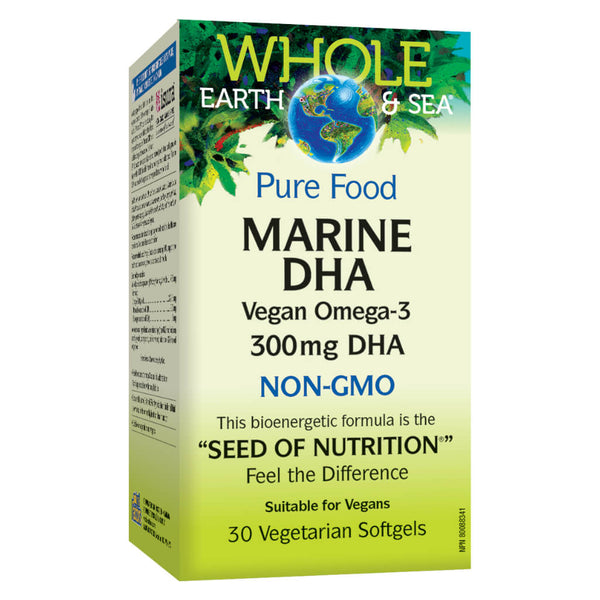 Box of Marine DHA Vegan Omega-3 30 Vegetarian Softgels