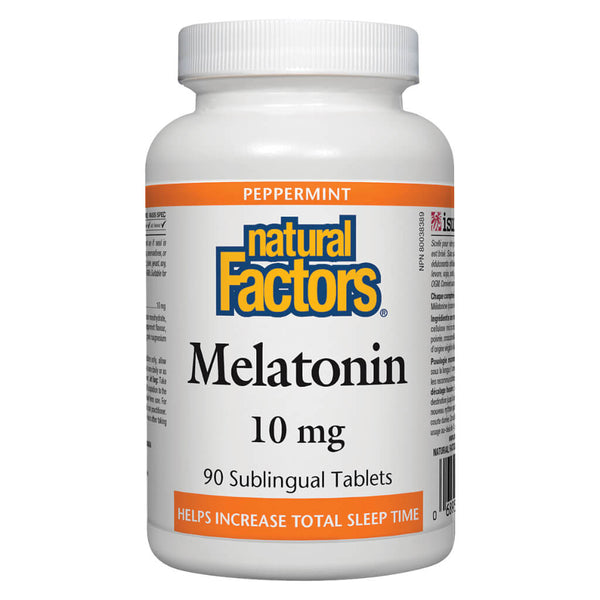 Bottle of Melatonin 10 mg 90 Sublingual Tablets