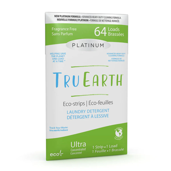 Eco-Strips Laundry Detergent, Fragrance Free, Platinum