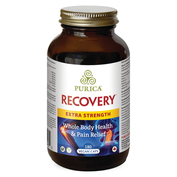Bottle of Recovery Extra Strength 180 Vegan Capsules