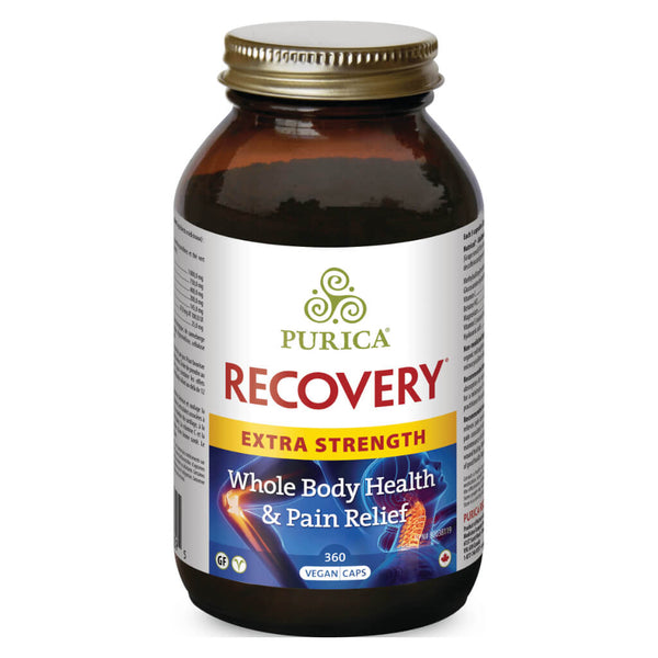 Bottle of Recovery Extra Strength 360 Vegan Capsules